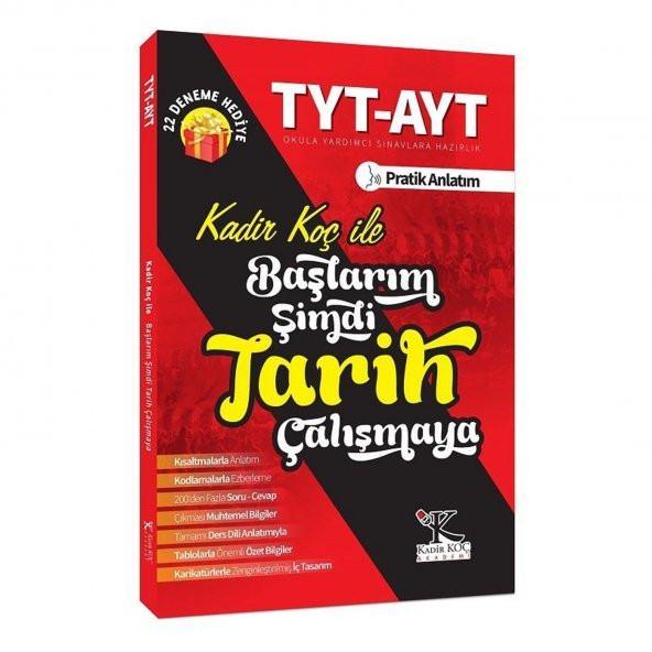 Kadir Koç Akademi YKS TYT AYT Başlarım Şimdi Tarih Çalışmaya Ders Notları Kadir Koç Akademi - 2