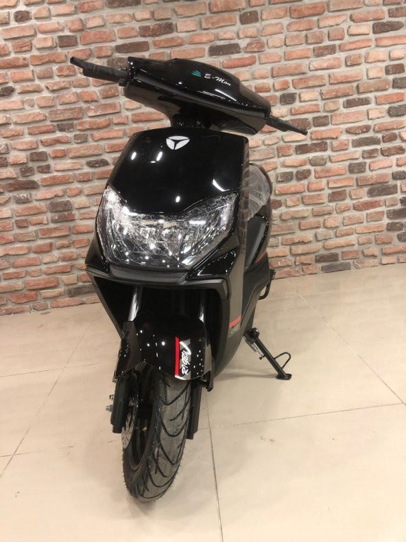 E-mon Mondial Rıgby Elektrikli Motosiklet Siyah