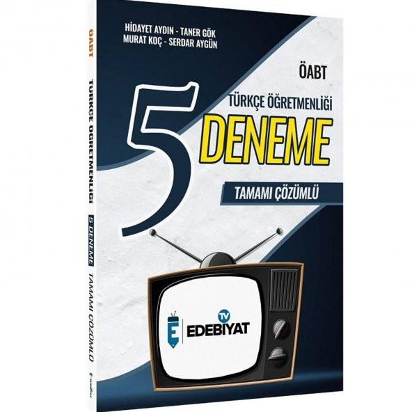Edebiyat TV ÖABT Türkçe Öğretmenliği 5 Deneme Çözümlü - Hidayet Aydın Edebiyat TV Yayınları - 2