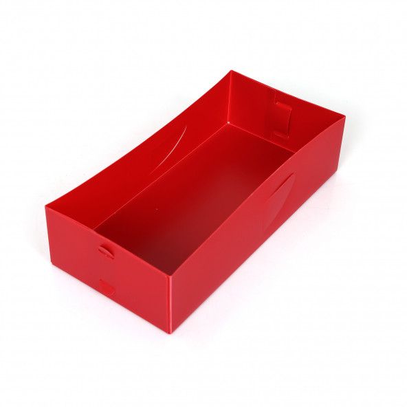 Y10-052F3 ÇEKMECE İÇİ DÜZENLEYİCİ 2 ADET KUTU KIRMIZI 30X15X7CM - 6