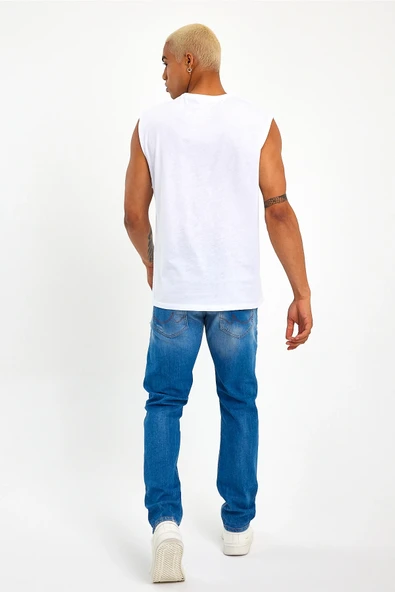 Süperlife Erkek Bisiklet Yaka Regular Fit Garnili Tişort SPR23AT346 - 8