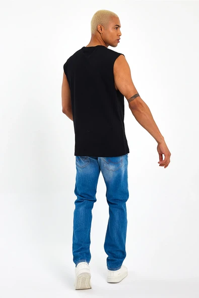 Süperlife Erkek Bisiklet Yaka Regular Fit Garnili Tişort SPR23AT346 - 10