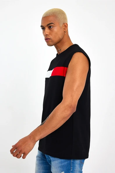 Süperlife Erkek Bisiklet Yaka Regular Fit Garnili Tişort SPR23AT346 - 8