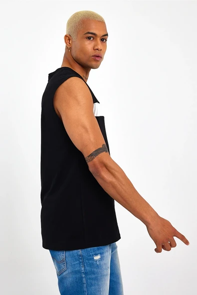 Süperlife Erkek Bisiklet Yaka Regular Fit Garnili Tişort SPR23AT346 - 9