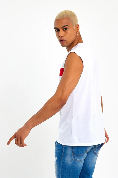 Süperlife Erkek Bisiklet Yaka Regular Fit Garnili Tişort SPR23AT346 - 9