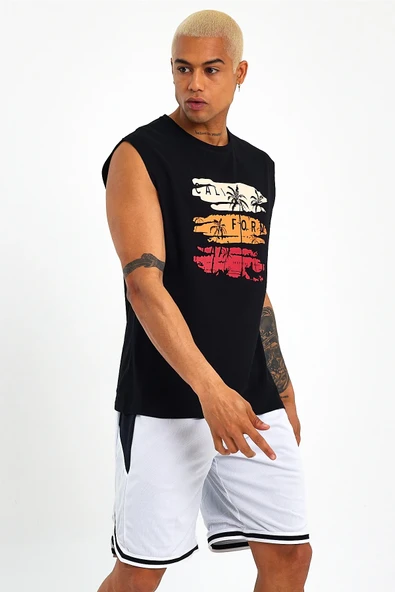 Süperlife Erkek Bisiklet Yaka Regular Fit Baskılı Tişort SPR23AT341 - 6