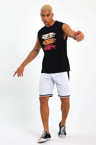 Süperlife Erkek Bisiklet Yaka Regular Fit Baskılı Tişort SPR23AT341 - 2