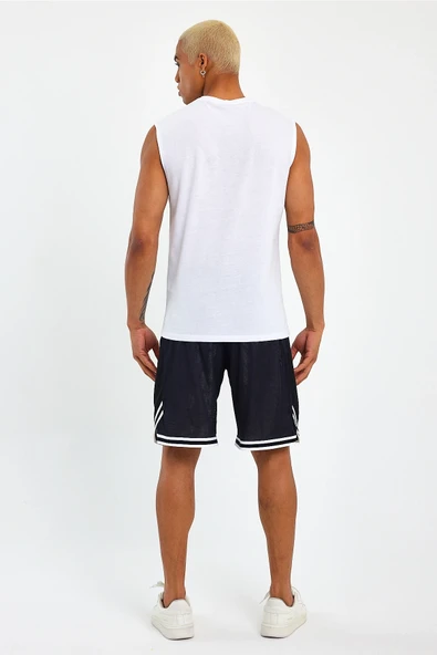 Süperlife Erkek Bisiklet Yaka Regular Fit Baskılı Tişort SPR23AT341 - 9