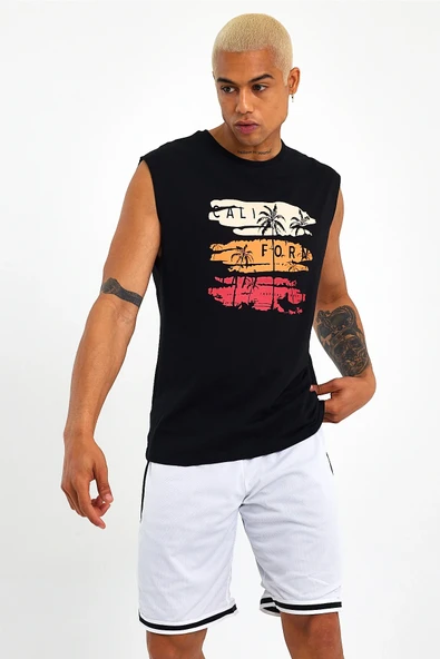 Süperlife Erkek Bisiklet Yaka Regular Fit Baskılı Tişort SPR23AT341 - 3