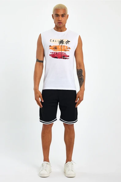 Süperlife Erkek Bisiklet Yaka Regular Fit Baskılı Tişort SPR23AT341 - 2