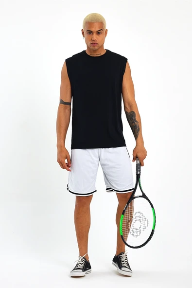 Süperlife Erkek Bisiklet Yaka Regular Fit Tişort spr23AT340 - Resim 2