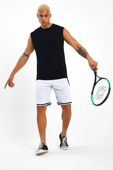 Süperlife Erkek Bisiklet Yaka Regular Fit Tişort spr23AT340 - Resim 4