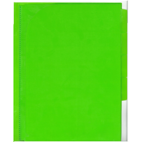 Smato A4 10 Bölmeli Seperatörlü Dosya Yeşil