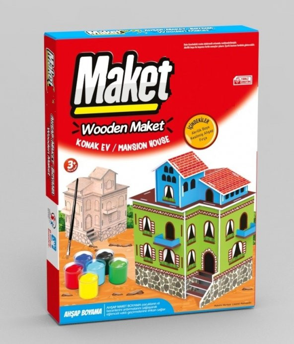 Hayal Sepeti Konak evi Boyama seti