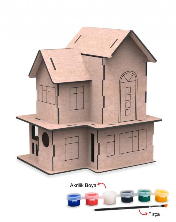 Hayal Sepeti Villa evi Boyama seti - 2
