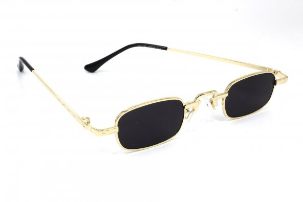 168 Retro Gold Metal Polo Exchange Güneş Gözlüğü - 2