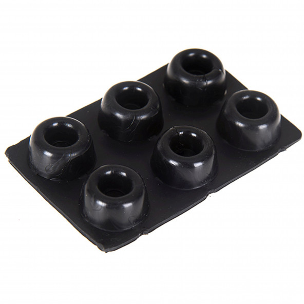 G314  KAPI KULPU ÇARPMA ÖNLEYİCİ TAMPON 6 LI SET 2X2X1CM - 2
