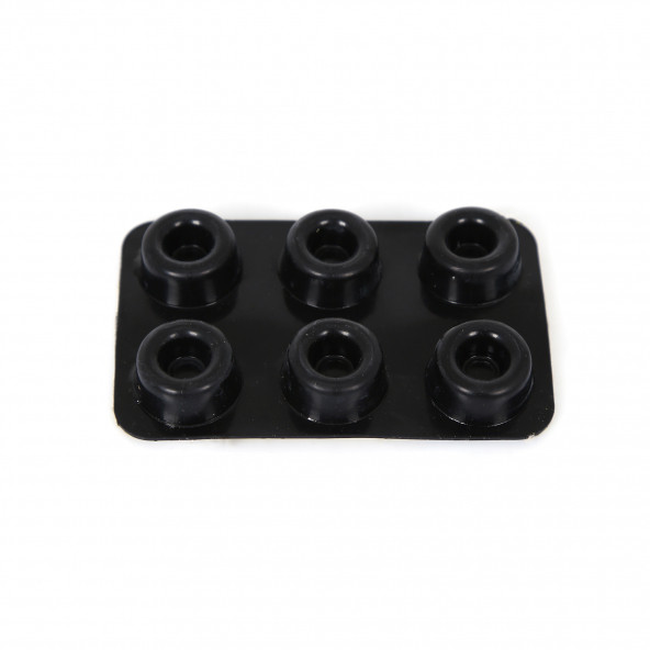 G314  KAPI KULPU ÇARPMA ÖNLEYİCİ TAMPON 6 LI SET 2X2X1CM - 4
