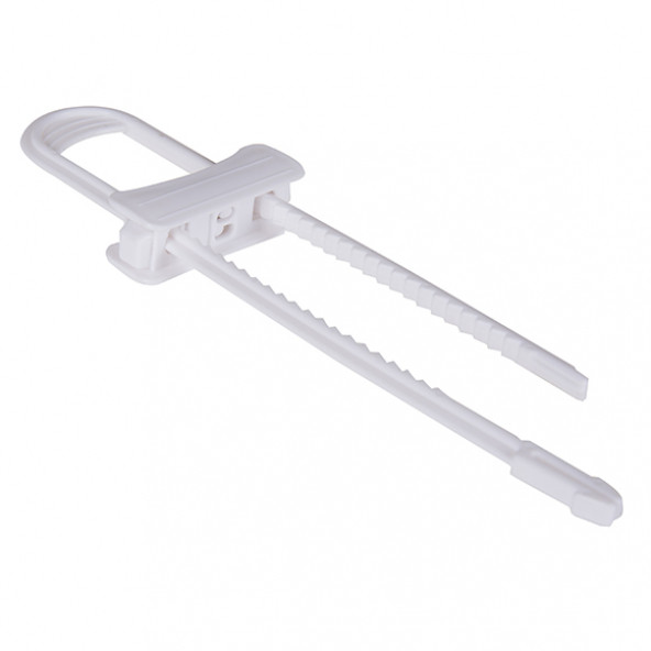 G501 RAYLI ÇEKMECE DOLAP KİLİDİ ÇOCUK GÜVENLİK KORUMA KİLİT 22X4X0,4CM - 2