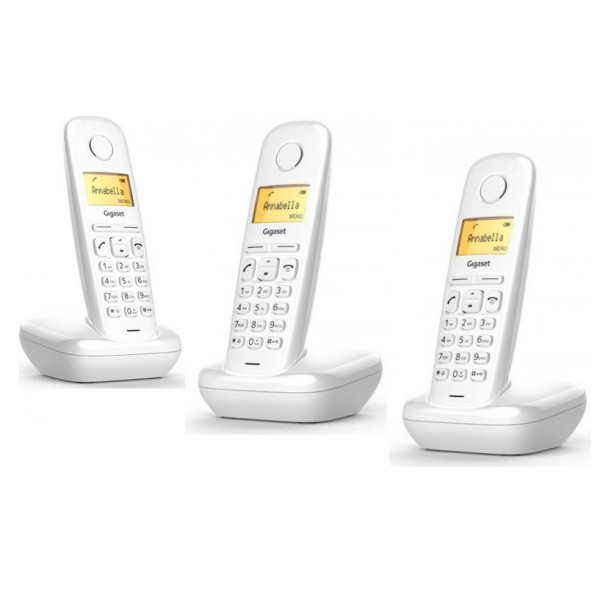 Gigaset 1 Harici 3 Dahili Dect Telsiz Kablosuz Telefon Santrali Beyaz