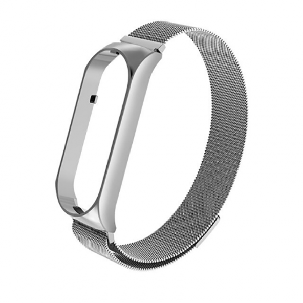 Xiaomi Mi Band 6 Metal Hasır Kordon KRD-01 - 7