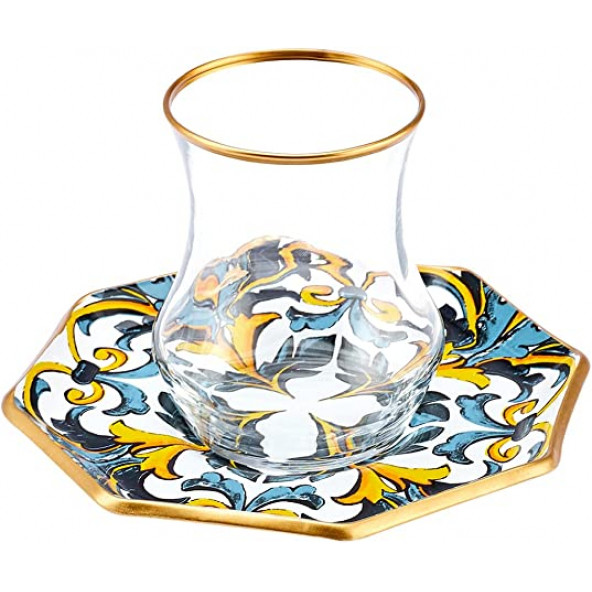 Karaca Gailo 6 Kişilik Çay Seti - 4