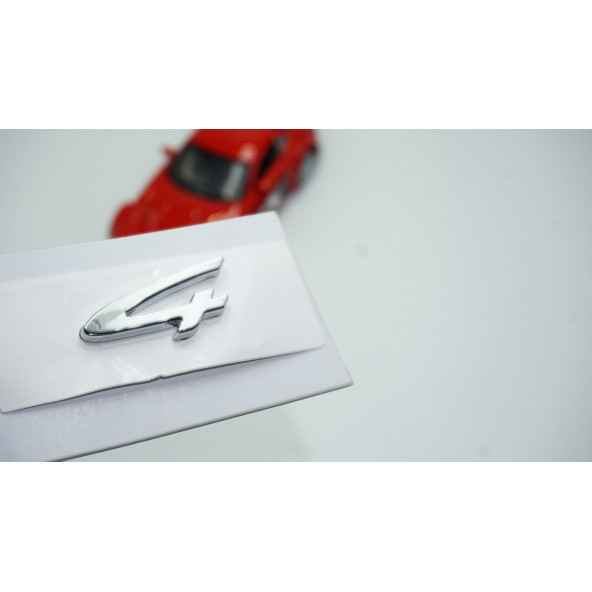 Porsche 4 Bagaj Yazı Logo Parlak Krom Renk Orjinal Ürün