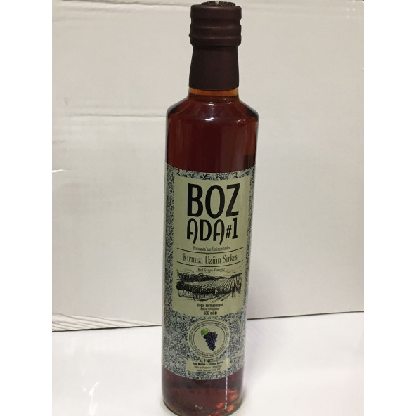 PERİNTHOS NEŞE NATURAL DOĞAL BOZCAADA KIRMIZI ÜZÜM SİRKESİ 500 ML CAM ŞİSE