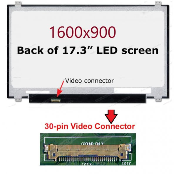 Lenovo IdeaPad 110-17ISK Ekran 17.3 Slim 30 pin Panel