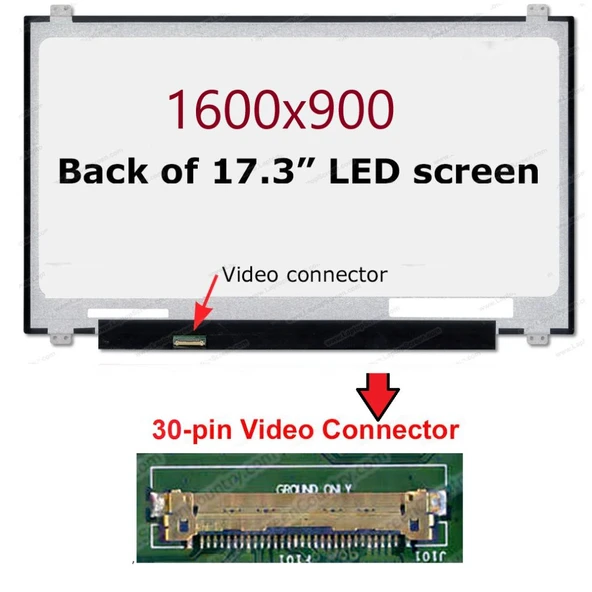 Lenovo IdeaPad IP320-17IKB Ekran 17.3 Slim 30 pin Panel