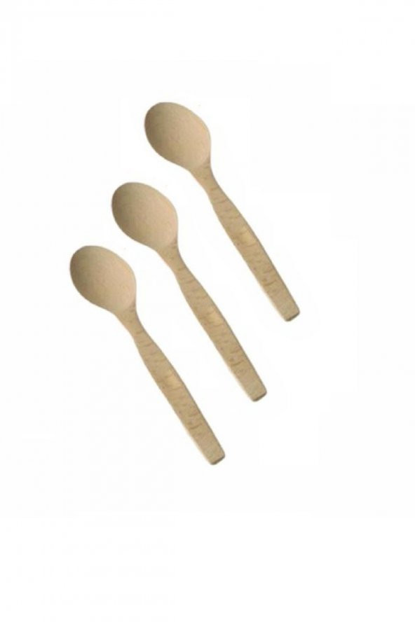 Üç adet Kaşık Takım Tahta Kaşık