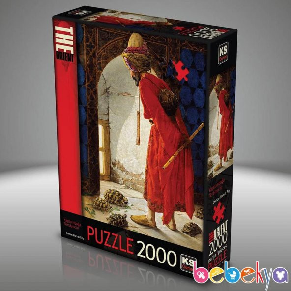 KS Games 2000 Parça Puzzle Kaplumbağa Terbiyecisi Osman Hamdi Bey Yapboz
