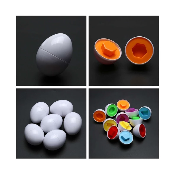 İlk Yapbozum Eğitici Bebek Oyuncağı Yumurta Bultak Eşleştirme Serisi-1