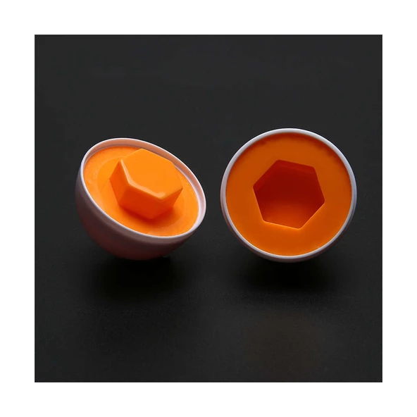 İlk Yapbozum Eğitici Bebek Oyuncağı Yumurta Bultak Eşleştirme Serisi-1 - 3