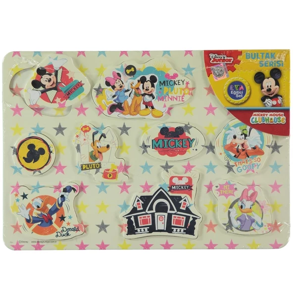Orjinal Disney Mickey Mouse Puzzle 10 Parçalı Miki Fare Yapboz