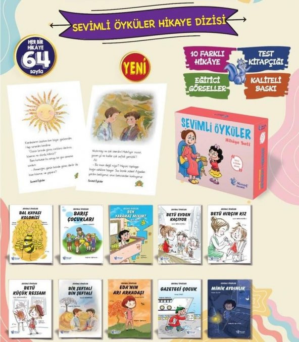 Morışık 3. Sınıf Sevimli Öyküler Dizisi 10 Kitap