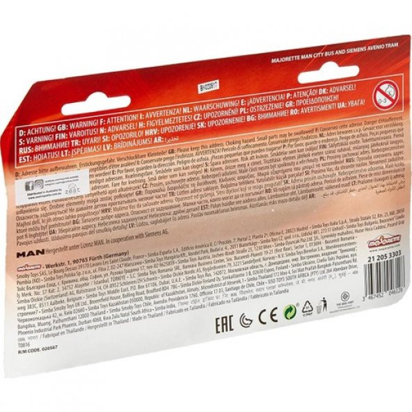 Simba Dıckıe Majorette Man City Bus+Sıemens Avenıo Tram - 2