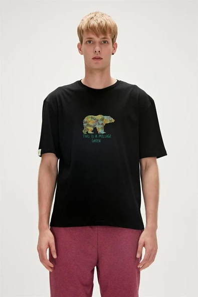Bad Bear 23.01.07.007-C01 Re-Finger Erkek T-Shirt