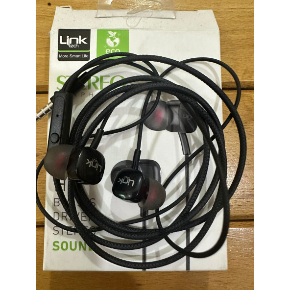 LİNK TECH STEREO KULAK İÇİ KABLOLU KULAKLIK EXTRA BASS MİKROFONLU - 2