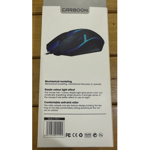 CARBOON F1 USB KABLOLU OYUNCU IŞIKLI MAUSE - 2