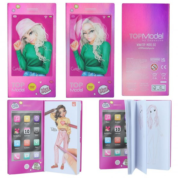 Top Model Sesli Mini Boyama Kitabı - 4