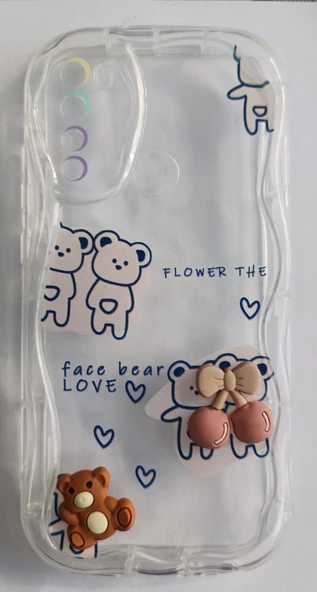 Xiaomi Redmi Note 8 Uyumlu Emojili Kalın Yumuşak Şeffaf Kılıf