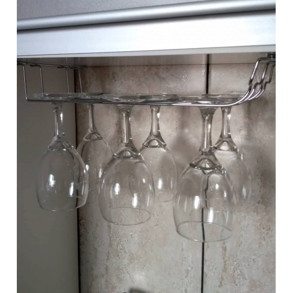 979448-001 KADEH VE BARDAK DÜZENLEYİCİ ASKI,DOLAP ALTI,İCİ MONTE EDİLEBİLİR 25x21x5cm - 4