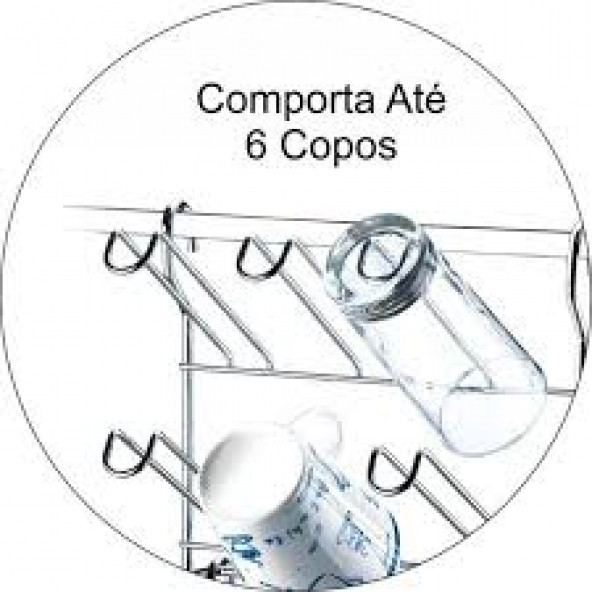 979445-001 BARDAK DÜZENLEYİCİ ASKI VE KURUTMALIK,BULASIKLIK DUVAR MONTE 19x12x24cm - 5
