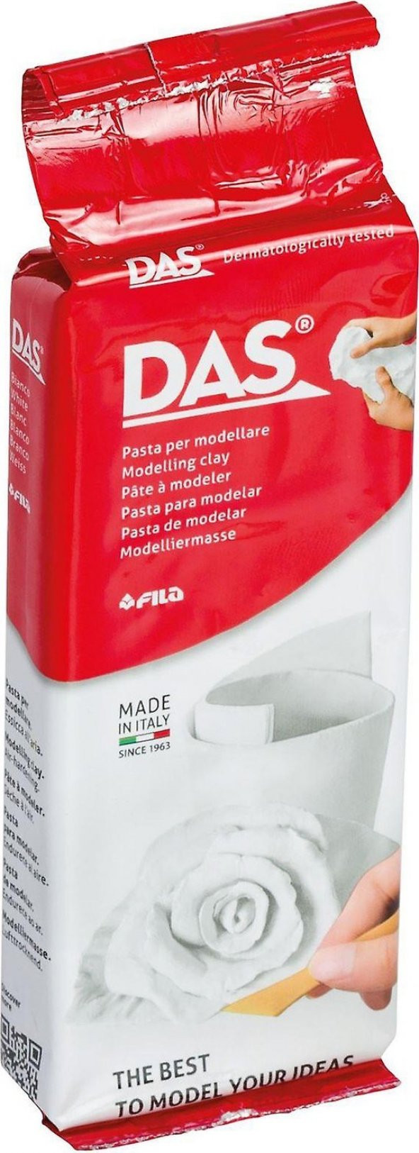 Das Seramik Hamuru, Beyaz Renk 250 gr