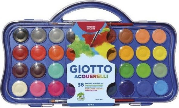 Giotto Acquerelli Suluboya 36 Renk 30 mm ürün görseli 1