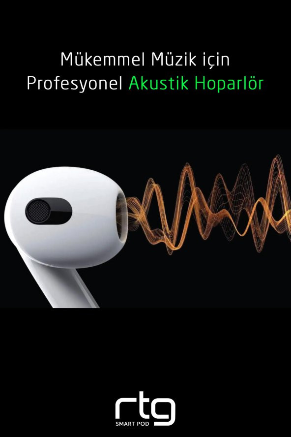 Rtg Eclipse Smartpod Ios ve Android Uyumlu Tws Bluetooth Kulaklık - 8