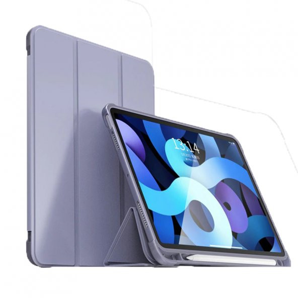 Apple iPad 10. Nesil 10.9" Kılıf TPU Kalem Bölmeli A2696 A2757 A2777
