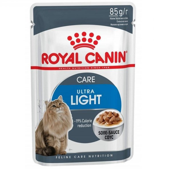 Royal Canin Ultra Light Diyet Kedi Yaş Maması 85 Gr 12 Li