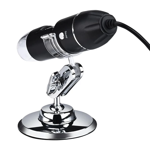 USB 1000X Büyütme Kameralı 8 Ledli Dijital Mikroskop - Resim 3